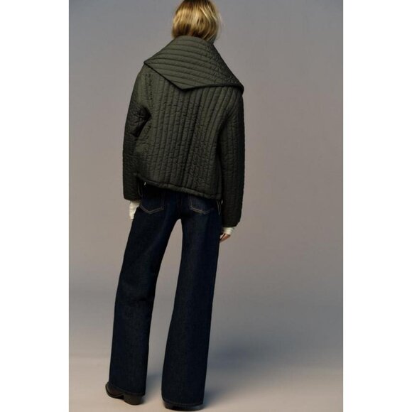 ZARA PUFFER JACKET WITH DETACHABLE SCARF - Picture 7 of 10